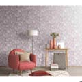 Miniatyrbild 2 av 5: Tapet non-woven 02513-70 Tapet Blommor Floral 0.53 x 10.05 m Erismann Bestseller Rosa