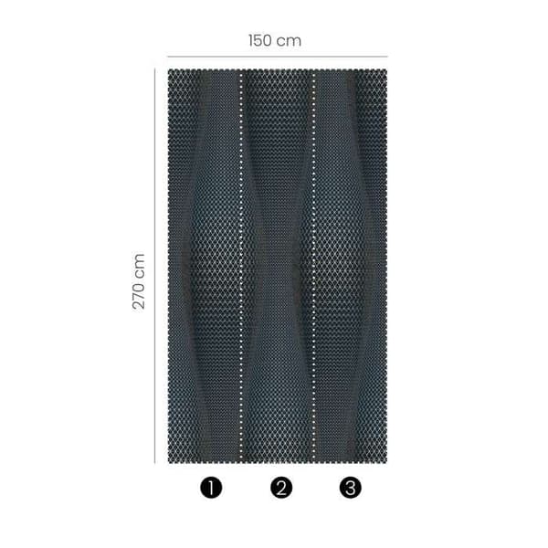 Fototapet 2548N-81 grafisk digitaltryck 1,5 x 2,7 m Erismann Fashion for Walls digital blå