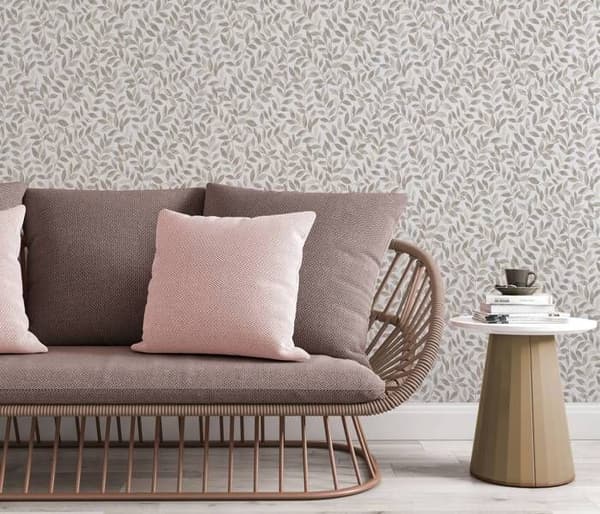 vinyl expanderat 10462-11 non-vävd tapet blommor floral 0.53 x 10.05 m Erismann Opus brun
