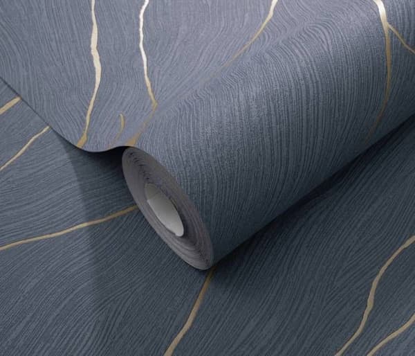vinyl expanderat 10440-08 ohemppapper grafisk 0.53 x 10.05 m Erismann Opus blå
