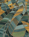 Miniatyrbild 4 av 4: Omlottapet 10446-19 Blommigt Omlottapet 0,53 x 10,05 m Erismann Elle Dekoration 4 Grön