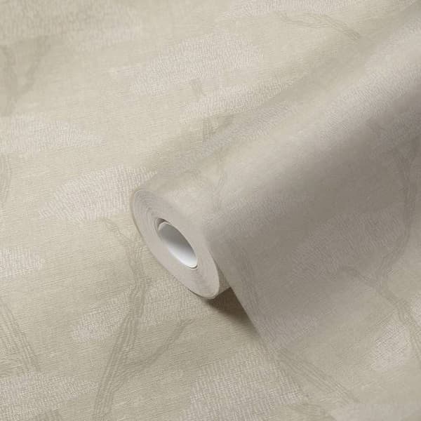 A.S. Creation Nara 387414 Non-woven Tapetträd och Löv 10.05 x 0.53 m Beige