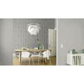 Miniatyrbild 2 av 3: Rasch Saphira 420647 Non-woven tapet enfärgad 0.53 m x 10.05 m Grå