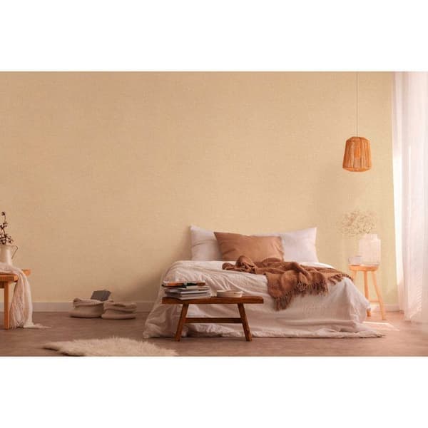 A.S. Creation Desert Lodge 385285 Non-woven tapet Monokrom 0,53 m x 10,05 m Gul