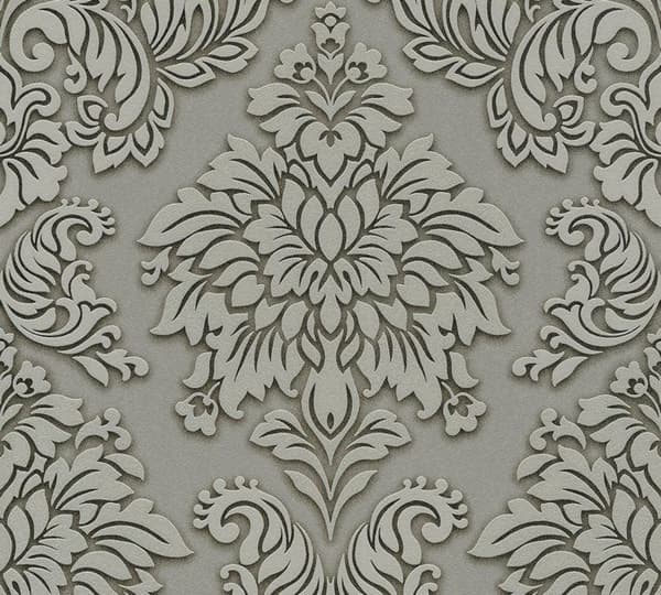 A.S. Creation Metropolitan Stories 368981 non-woven tapet barock 0.53 m x 10.05 m grå