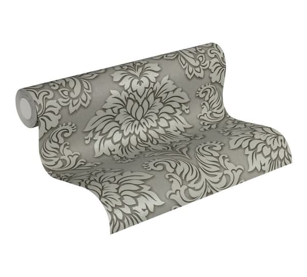 A.S. Creation Metropolitan Stories 368981 non-woven tapet barock 0.53 m x 10.05 m grå