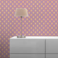 Miniatyrbild 3 av 5: Grafiskt Tapet M1-No.10934 Non-woven Lila Orange Tadessi 8.50 m x 0.53 m