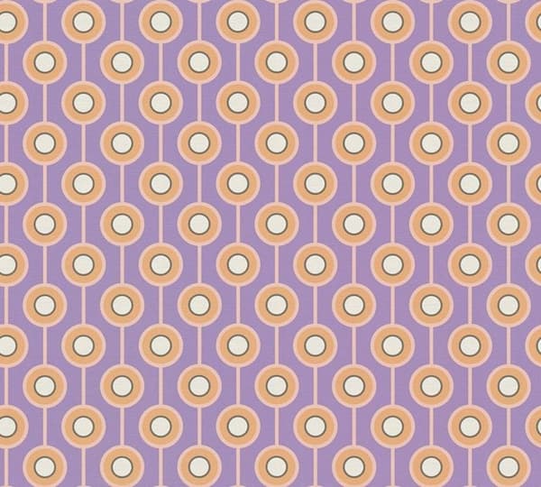 Grafiskt Tapet M1-No.10934 Non-woven Lila Orange Tadessi 8.50 m x 0.53 m