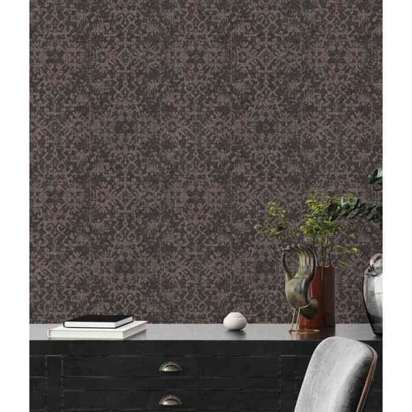 A.S. Creation Desert Lodge 385212 Non-woven tapet mönster 0,53 m x 10,05 m Svart