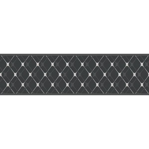 A.S. Creation Only Borders 11 384225 väggdekor Intissé Geometrisk 5.00 x 0.17 m Svart
