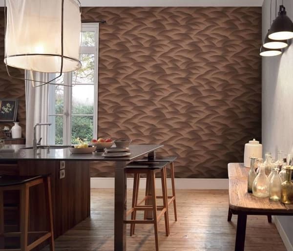 Non-woven tapet 10372-48 Grafisk tapet 0,53 x 10,05 m Erismann Fashion for Walls Brons