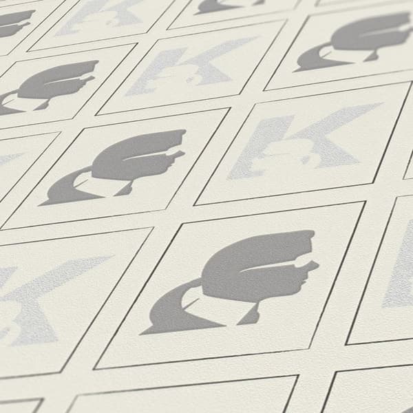 A.S. Creation Karl Lagerfeld 378422 non-woven tapet 3D 0.53 m x 10.05 m grå