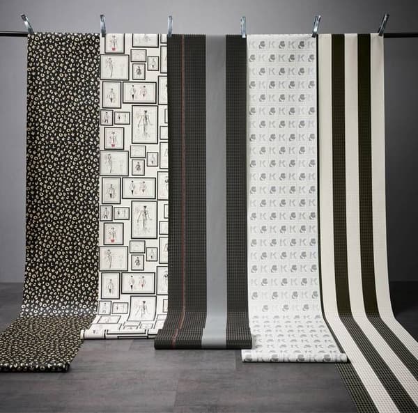 A.S. Creation Karl Lagerfeld 378422 non-woven tapet 3D 0.53 m x 10.05 m grå