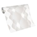 Miniatyrbild 6 av 6: vinyl expanderat 10286-01 non-woven tapet vågiga ränder 0.53 x 10.05 m Erismann Bestseller grå