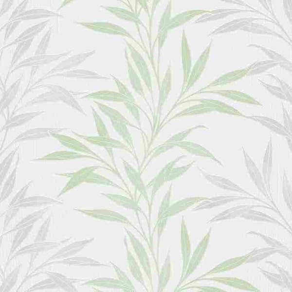 vinyl expander 10093-35 non-woven tapet blommor floral 0.53 x 10.05 m Erismann Bestseller grön