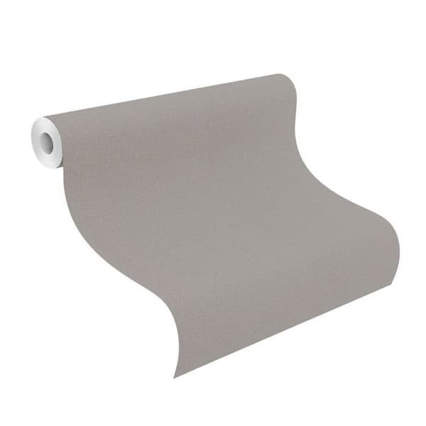 non-woven tapet 555875 non-woven ensfärgad 53 x 1005 cm Rasch Lirico grå