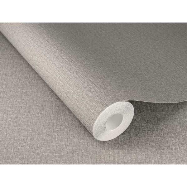 non-woven tapet 555875 non-woven ensfärgad 53 x 1005 cm Rasch Lirico grå