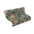 Miniatyrbild 3 av 6: papper non-woven 300338 tapet barnrum 53 x 1005 cm Rasch Kids World brun grön