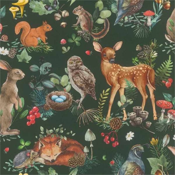 papper non-woven 300338 tapet barnrum 53 x 1005 cm Rasch Kids World brun grön