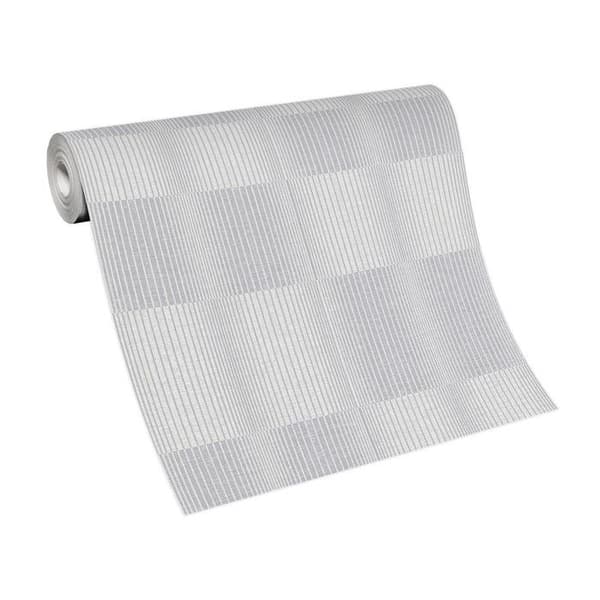 vinyl expanderad 10214-31 grafiskt nonwoven tapet 0.53 x 10.05 m Erismann Code Nature grå
