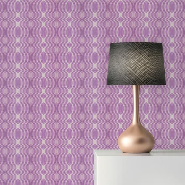 Grafiskt Tapet M1-No.10920 Non-Woven Lila Crème Tadessi 8.50 m x 0.53 m