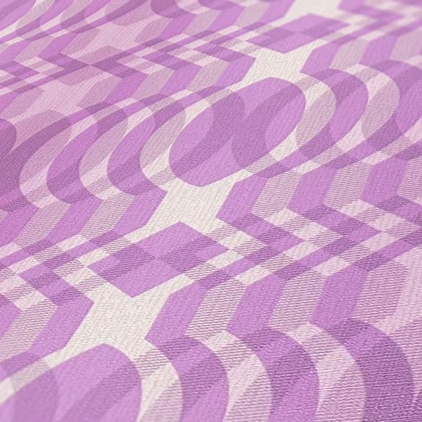 Grafiskt Tapet M1-No.10920 Non-Woven Lila Crème Tadessi 8.50 m x 0.53 m