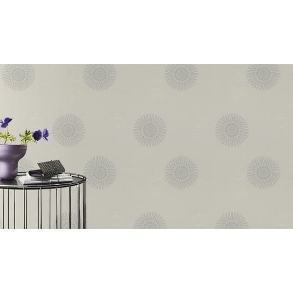Non-woven tapet 808827 retro vintage tapet 53 x 1005 cm Rasch Våra Bästa 2022 vit