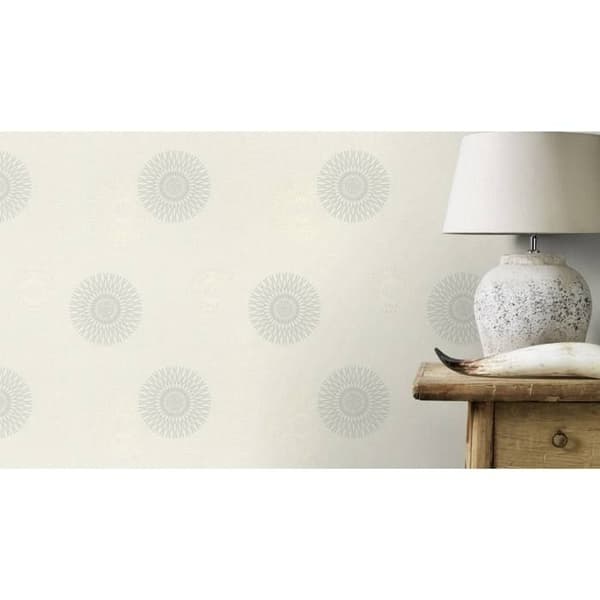 Non-woven tapet 808827 retro vintage tapet 53 x 1005 cm Rasch Våra Bästa 2022 vit