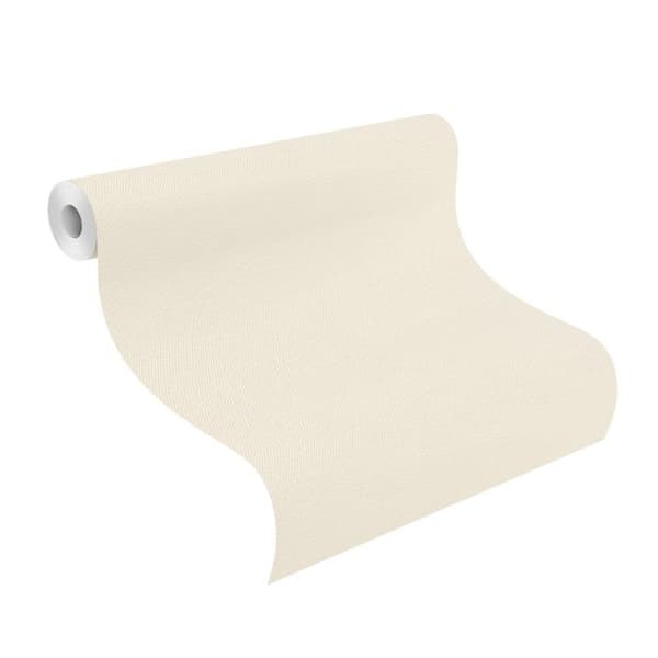 Tapet non-woven 350029 enfärgad non-woven tapet 53 x 1005 cm Rasch Selection Beige