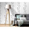 Miniatyrbild 3 av 6: vinyl expanderad 10235-10 non-vävd tapet blommor floral 0.53 x 10.05 m Erismann Finesse grå