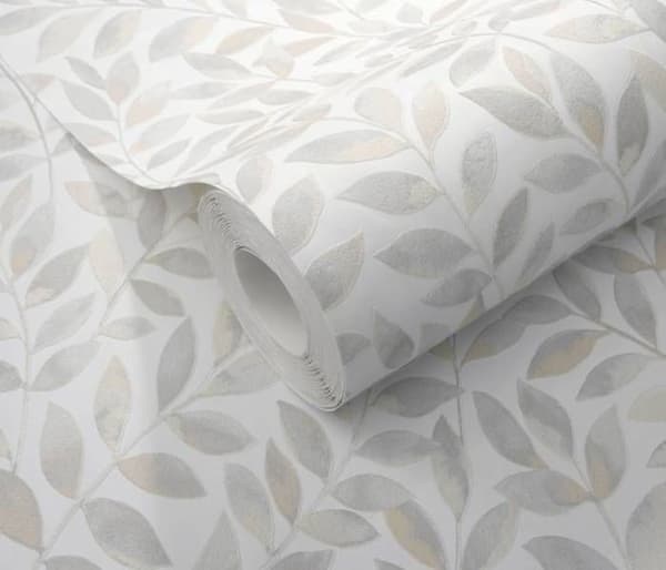 vinyl expanderad 10462-10 non-woven tapet blommor floral 0.53 x 10.05 m Erismann Opus grå