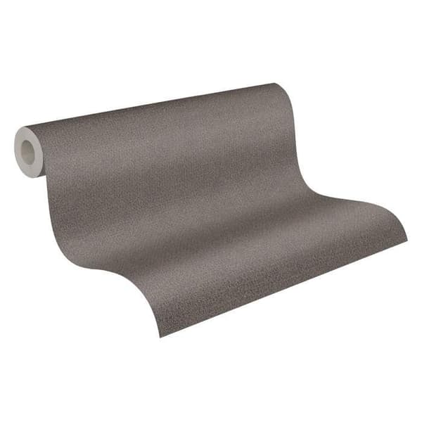 Ekologisk non-woven tapet - AS CREATION - Natural Living - Falska enfärger med metallisk finish - Grå och guld