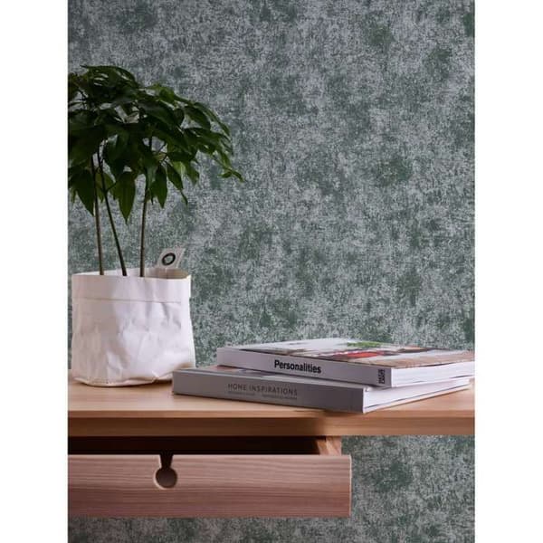A.S. Creation Premium Vägg 2 389702 Non-Woven Tapet Enfärgad 10.05 x 0.53 m Grön