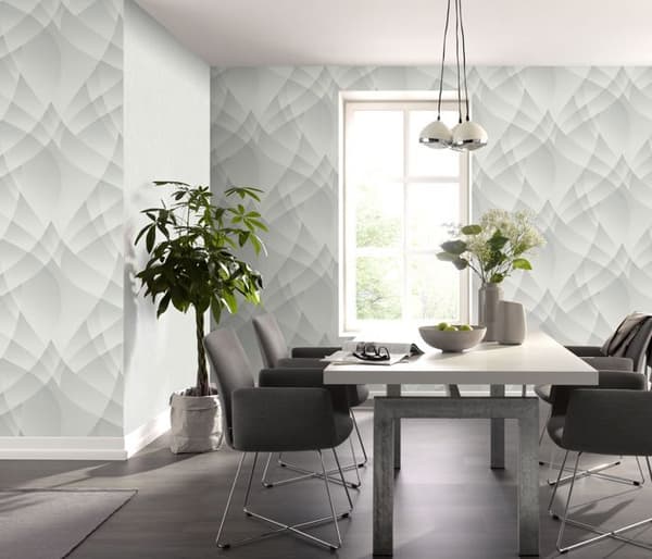 Non-woven tapet 10374-31 Grafisk tapet 0,53 x 10,05 m Erismann Fashion for Walls Grå