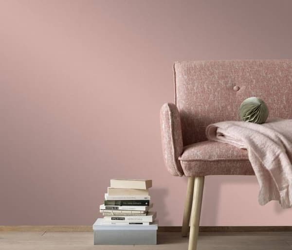 Non-woven tapet 10335-05 enfärgad tapet 0,53 x 10,05 m Erismann ELLE Dekoration Rosa