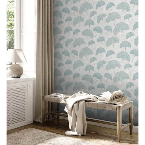 A.S. Creation Premium Vägg 2 389661 Non-woven Tapet Blommor 10.05 x 0.53 m Mintgrön