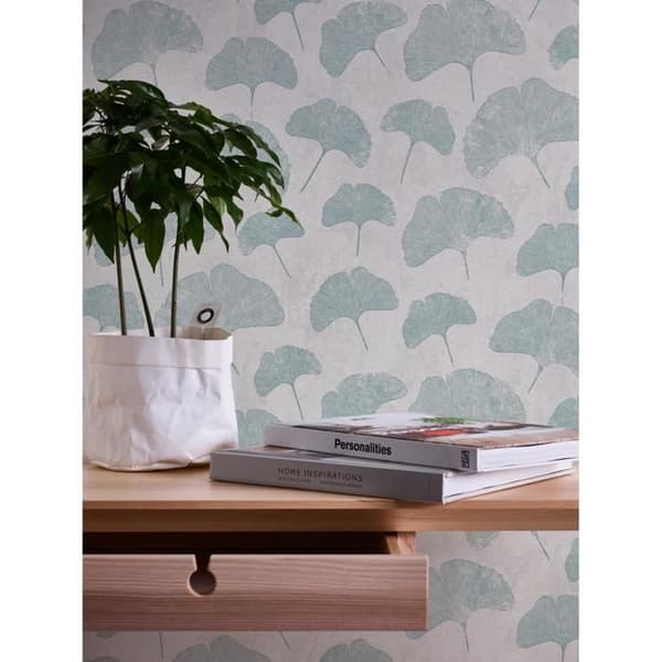 A.S. Creation Premium Vägg 2 389661 Non-woven Tapet Blommor 10.05 x 0.53 m Mintgrön