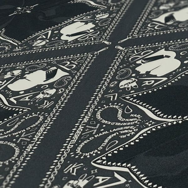A.S. Creation Karl Lagerfeld 378452 non-woven tapet blommig 0.53 m x 10.05 m svart