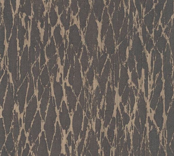A.S. Creation Smart Surfaces 395635 Non-woven tapet med stenliknande yta 0.53 x 10.05 m Svart