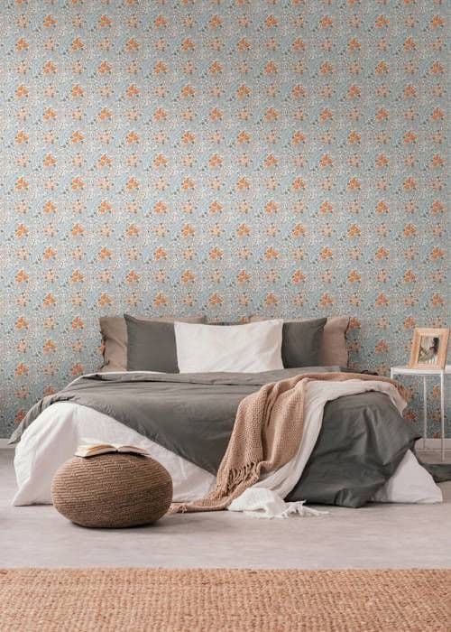 A.S. Creation Art of Eden 390574 Non-woven tapet blommor 10.05 x 0.53 m Grå