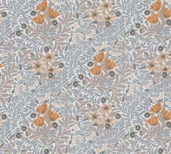 A.S. Creation Art of Eden 390574 Non-woven tapet blommor 10.05 x 0.53 m Grå