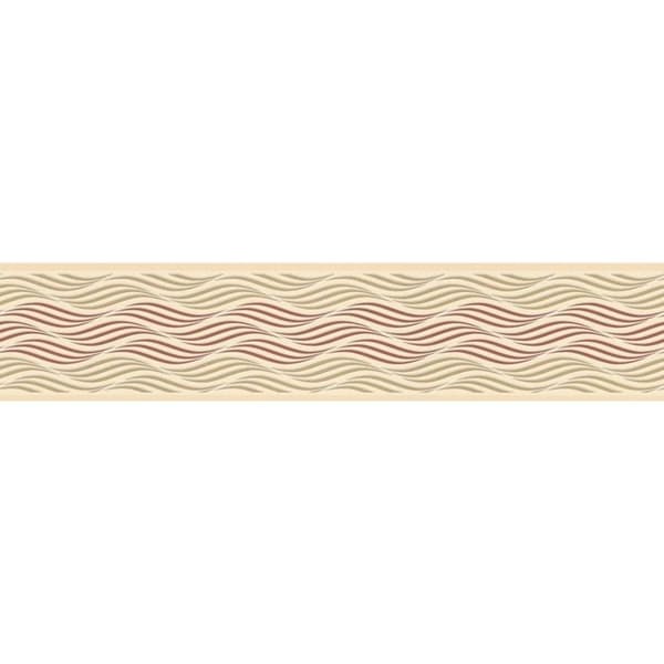 A.S. Creation Only Borders 11 384133 tapetfris Intissé Randig 5.00 x 0.13 m Beige