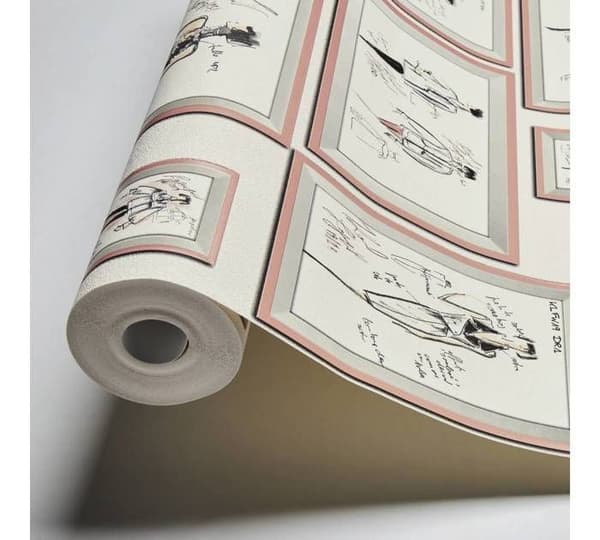 A.S. Creation Karl Lagerfeld 378464 non-woven tapet 3D 0.53 m x 10.05 m grå