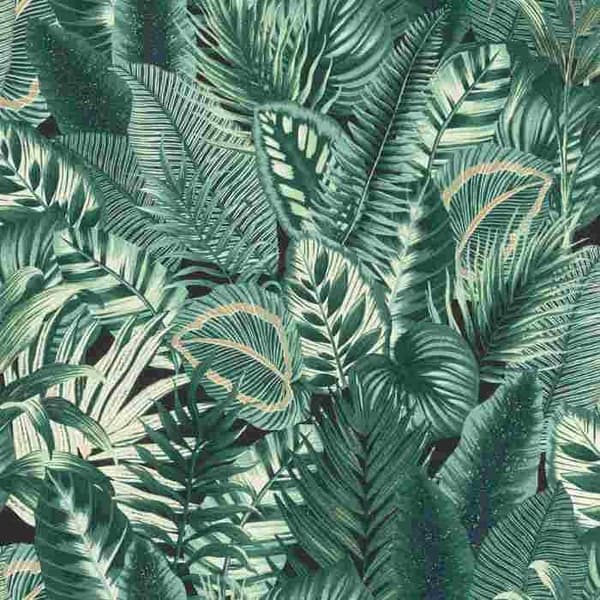 Rasch Selection 833942 Tapet non-woven Botanisk 10.05 x 0.53 m Beige Grön