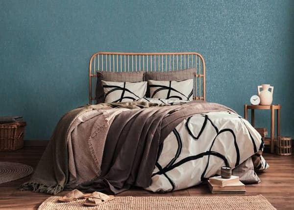 A.S. Creation Smart Surfaces 395621 Non-woven tapet med stenslook 0 0 0.53 x 10.05 m Blå