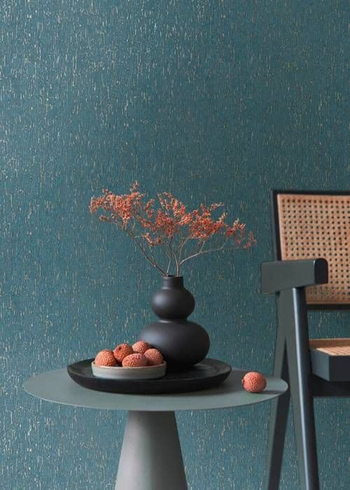 A.S. Creation Smart Surfaces 395621 Non-woven tapet med stenslook 0 0 0.53 x 10.05 m Blå