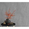 Miniatyrbild 5 av 6: vinyl expander 10317-47 oändlig tapet med vågiga ränder 0.53 x 10.05 m Erismann Evolution grå