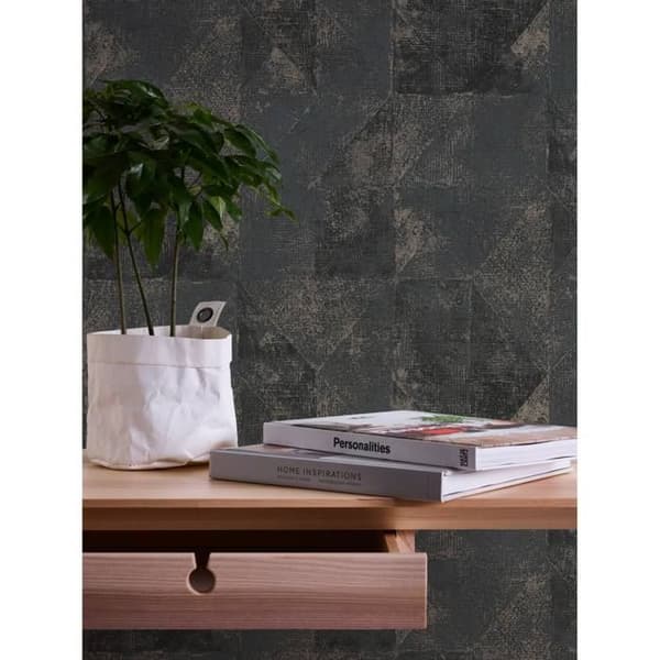 A.S. Creation Premium Vägg 2 389767 Non-woven Tapet Grafisk 10.05 x 0.53 m Svart
