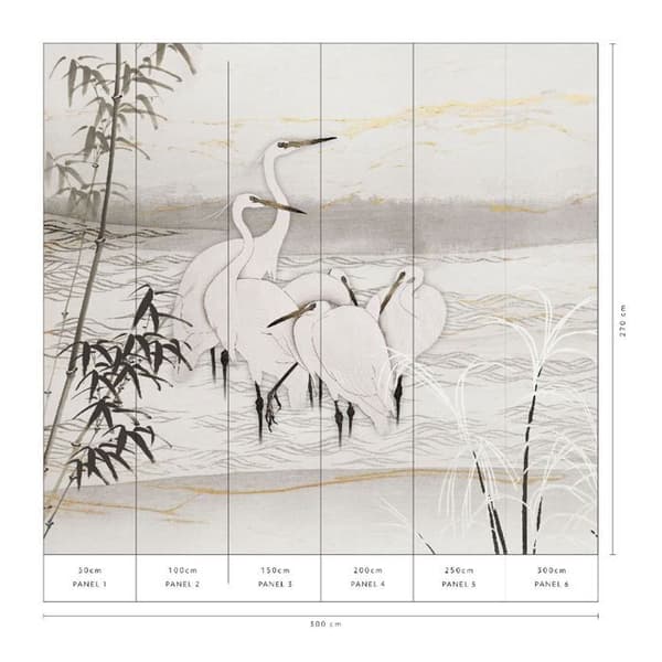 Fototapet 2244-15 digitaltryck djur 3 x 2.7 m Erismann Art Edition Vit