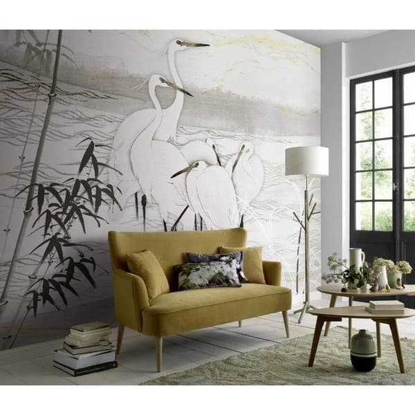 Fototapet 2244-15 digitaltryck djur 3 x 2.7 m Erismann Art Edition Vit